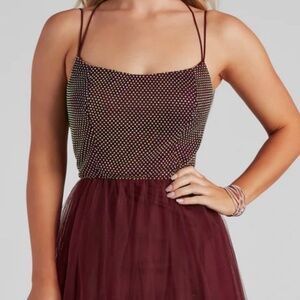 Ruby Sequin Formal Dress